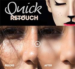 极品PS动作－快速润肤：Quick Retouch Photoshop Actions